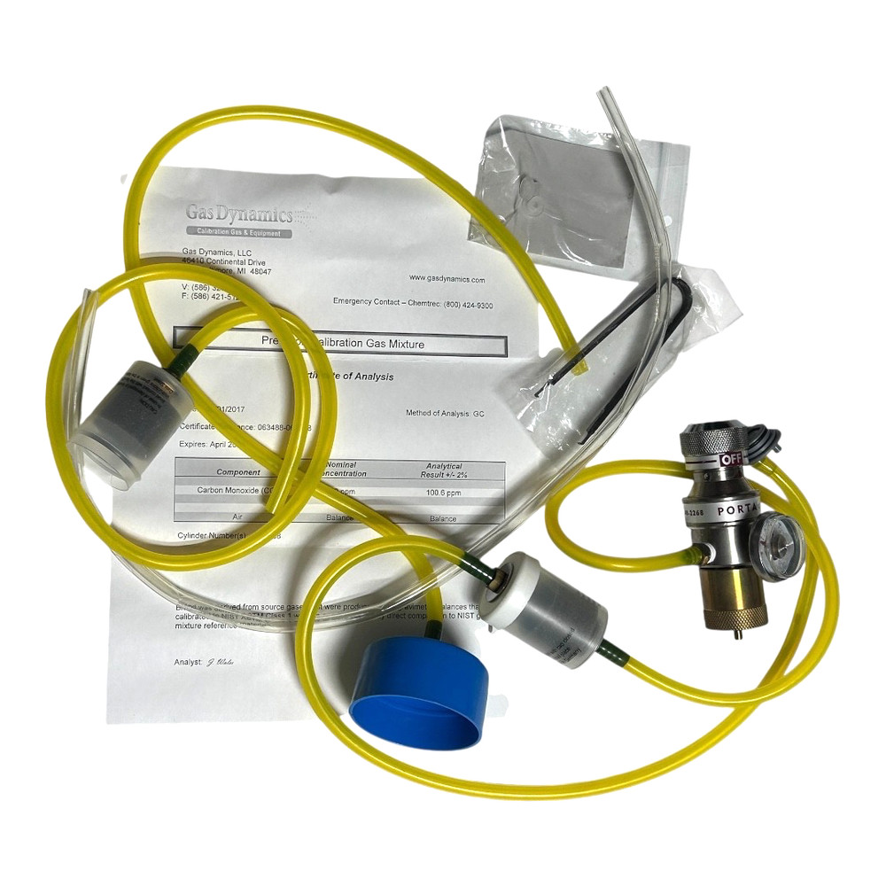 Critical Environment Technologies Gas Detection Calibration & Bump Testing Kit