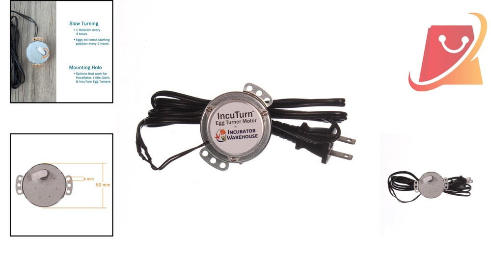 Egg Turner Motor for Incubator High-Performance Replacement for HovaBator