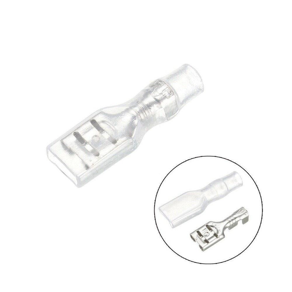 100pcs 4.8mm Quick Splice Wire Terminals Female Connector