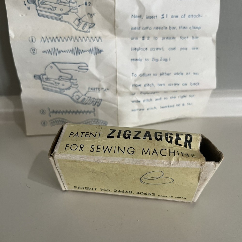 Zigzagger - Chadwick fits the Singer Featherweight