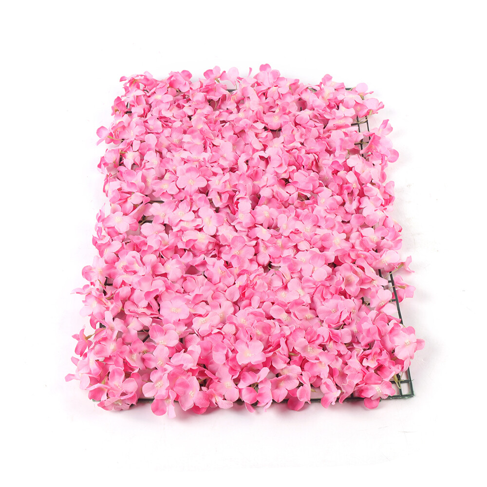 10pcs Artificial Flower Wall Panel Silk Fabric Floral Backdrop Decor Wedding