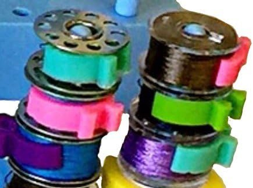 60 Pcs/Colors Prewound Embroidery Bobbins Thread Embroidery Machine Thread Kit.