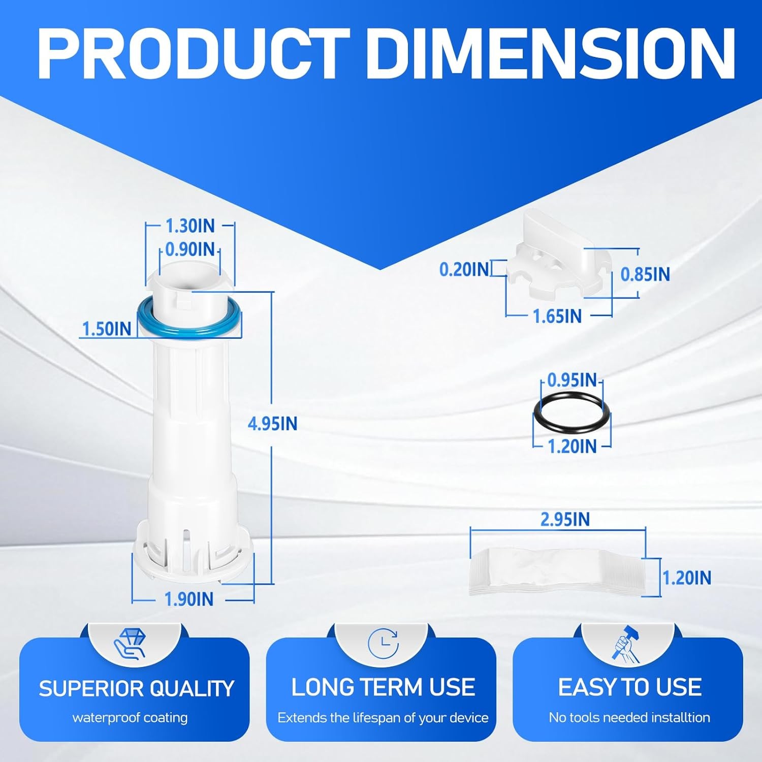 Replacement for Pentair MicroBrite to GloBrite LED Pool Lights Adapter 618040
