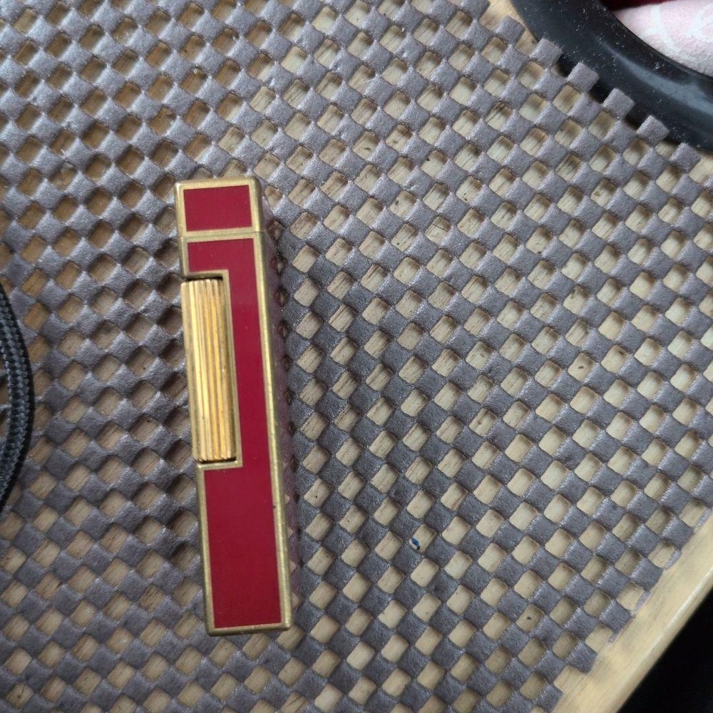 Dunhill Rollagas lighter Bordeaux Gold without box