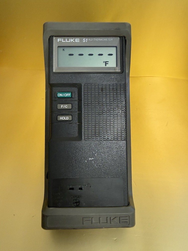 FLUKE 51 K/J Thermometer W/ Probe