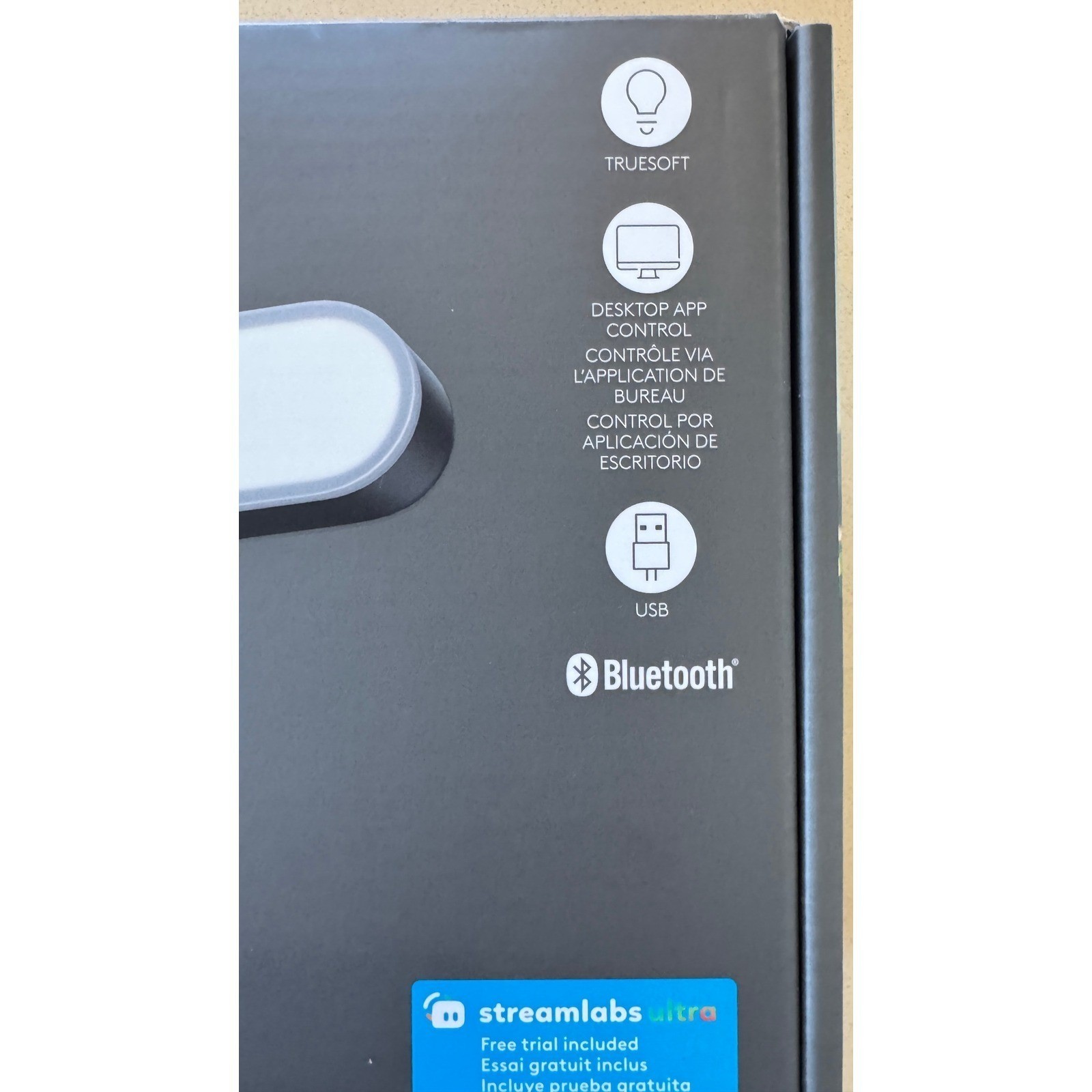 Logitech Litra Beam Premium LED Streaming Key Light USB Bluetooth 946-000019 NEW
