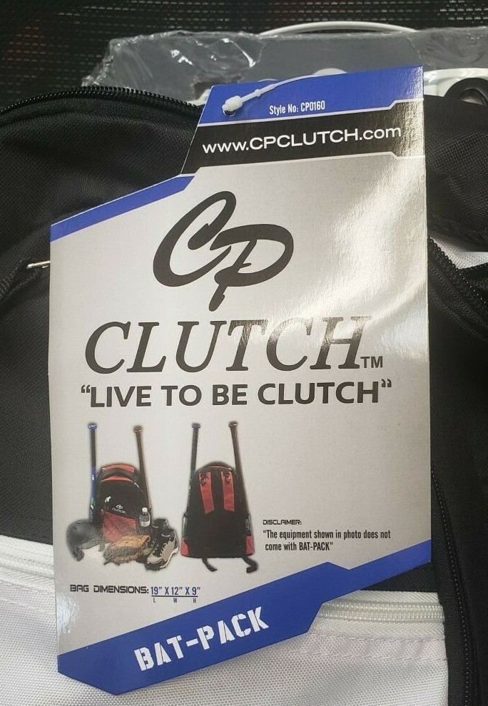 Baseball & Softball Bat Pack Black/White CP0160 BK-WHT, Free shipping