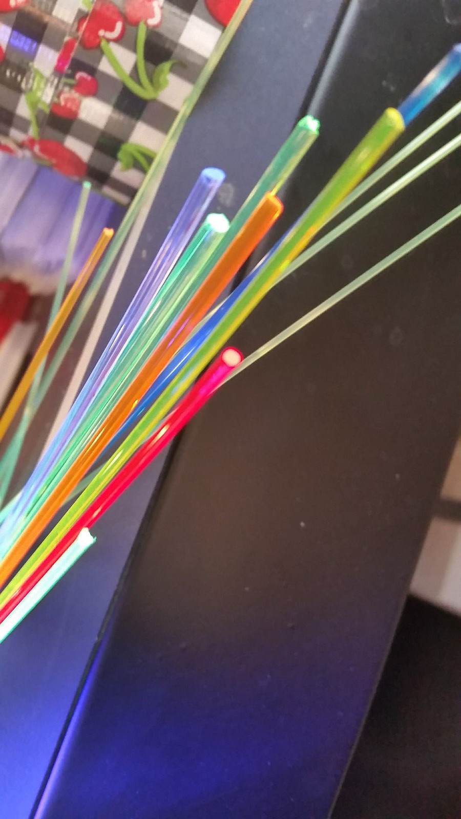 Fiberoptic replace rods sight fiber optic bright .060 .040 mm 6 colors