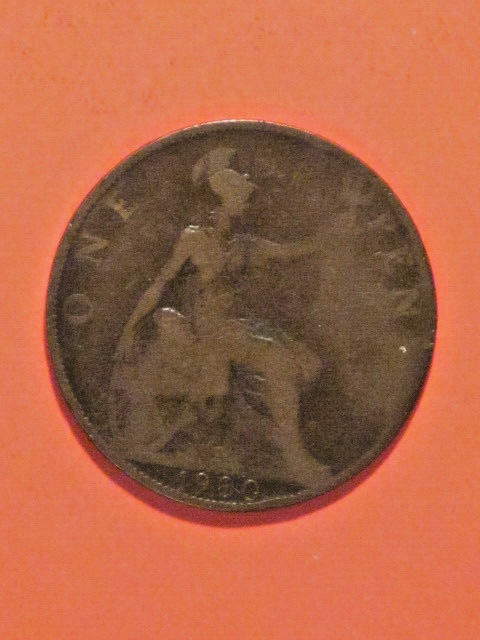 1900 Penny - Great Britain - KM# 790 VG