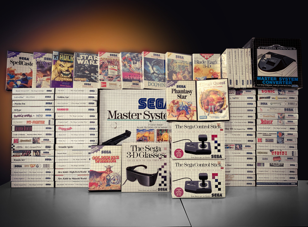 SEGA MASTER SYSTEM 💥RARE BUNDLE💥 Boxed Console & Games Accessories