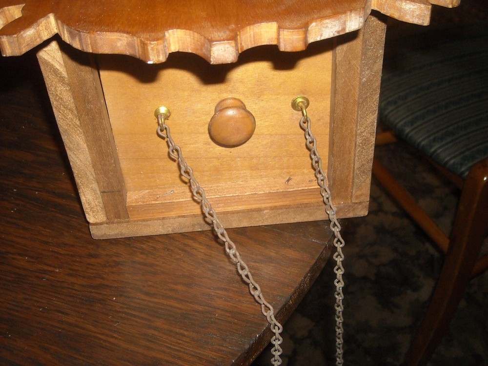 Sessions electric cuckoo clock case used