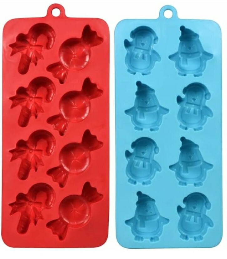 Christmas Tray Mold Set | 2pcs | Candy & Penguins