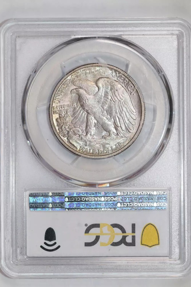 1944-S WALKING LIBERTY HALF DOLLAR PCGS MS65