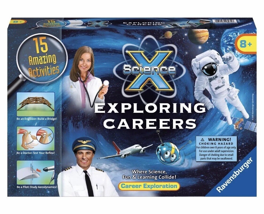 RAVENSBURGER Exploring Careers Science X  ACTIVITIES LEARNING KIT Homeschool