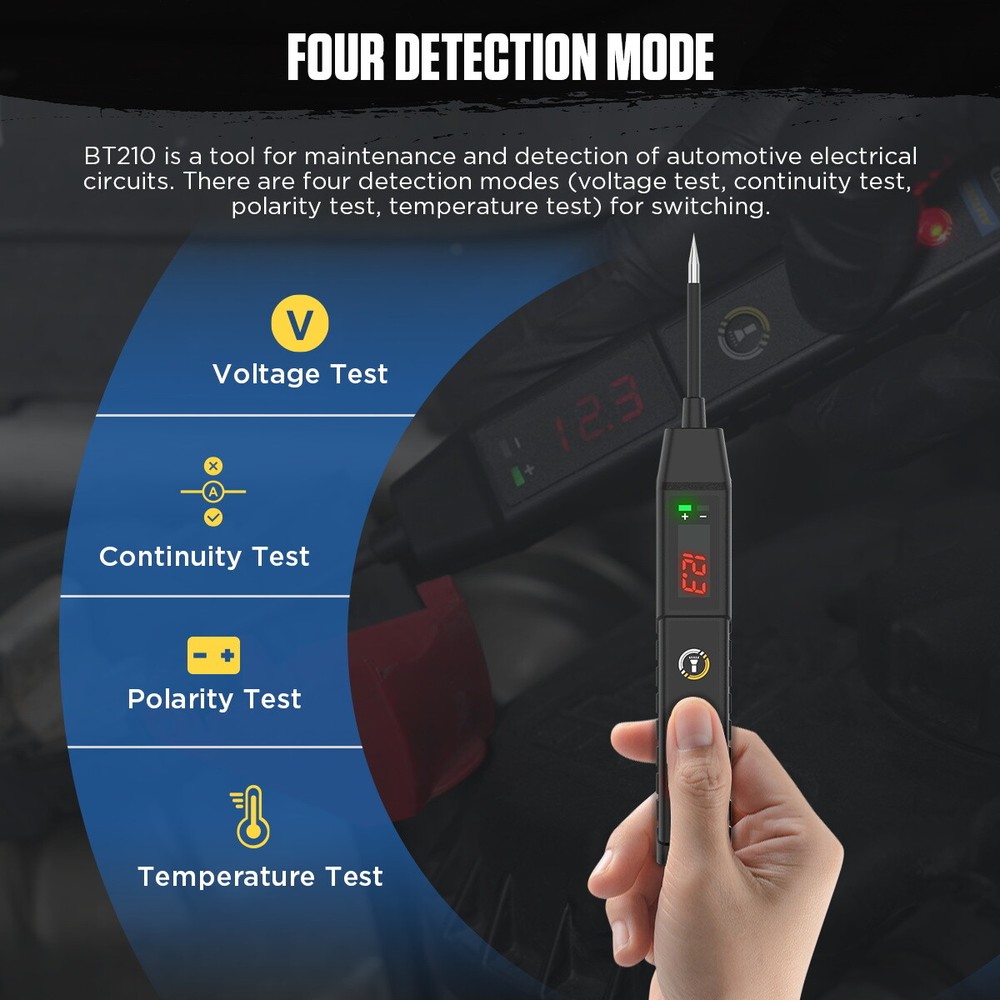 Electrical Circuit Tester 12V 24V DC Voltage Continuity Tester Car Test Light