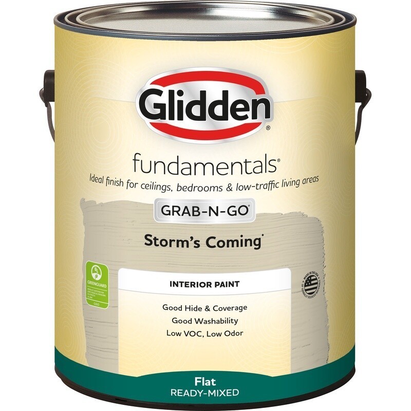 Low VOC Interior Wall Paint Flat Finish Good Coverage Washable Quick Drying New