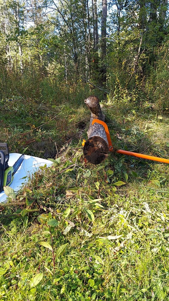 Adjustable Timberjack Log Jack 50.9" - Ergonomic, Durable & Rust-Resistant