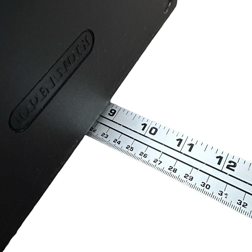 Openstock Black Plastic Double Column 40 Cassette Storage Rack Stackable Media