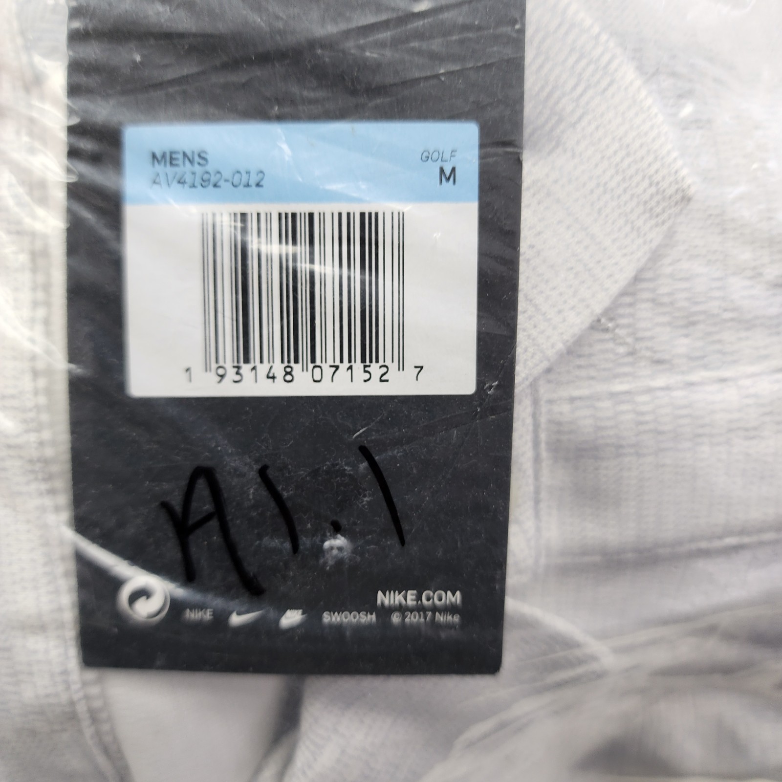 Sz Med Nike Men's Dri-FIT Golf Polo Standard Fit Grey AV4192-012 NWT