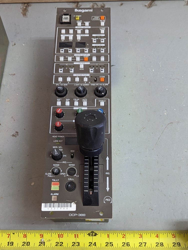 (1) Ikegami OCP-388 Control Panel Guaranteed