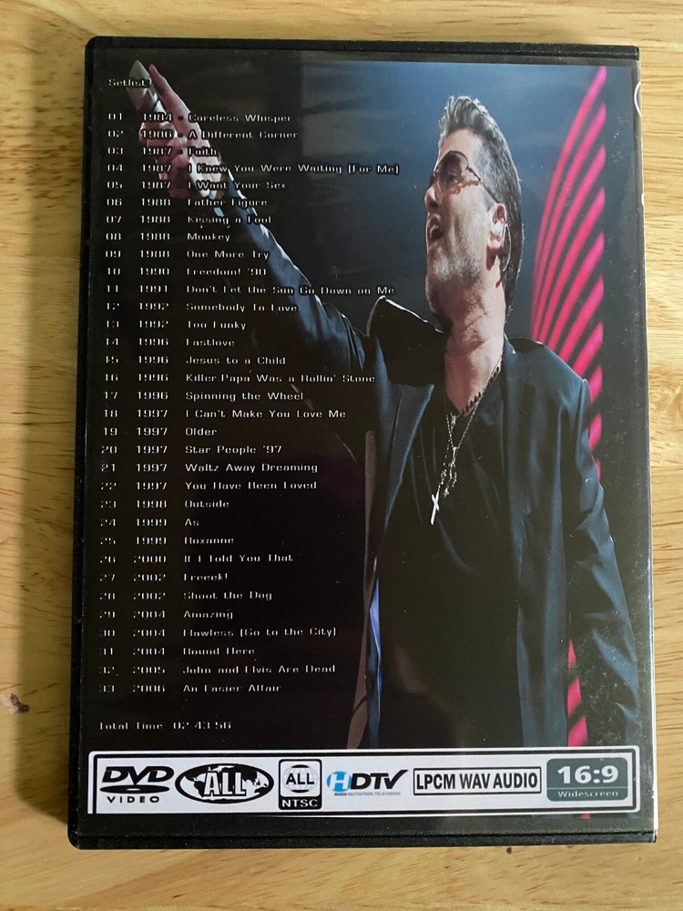 George Michael - The Best Video Collection DVD 2006 Live Rare
