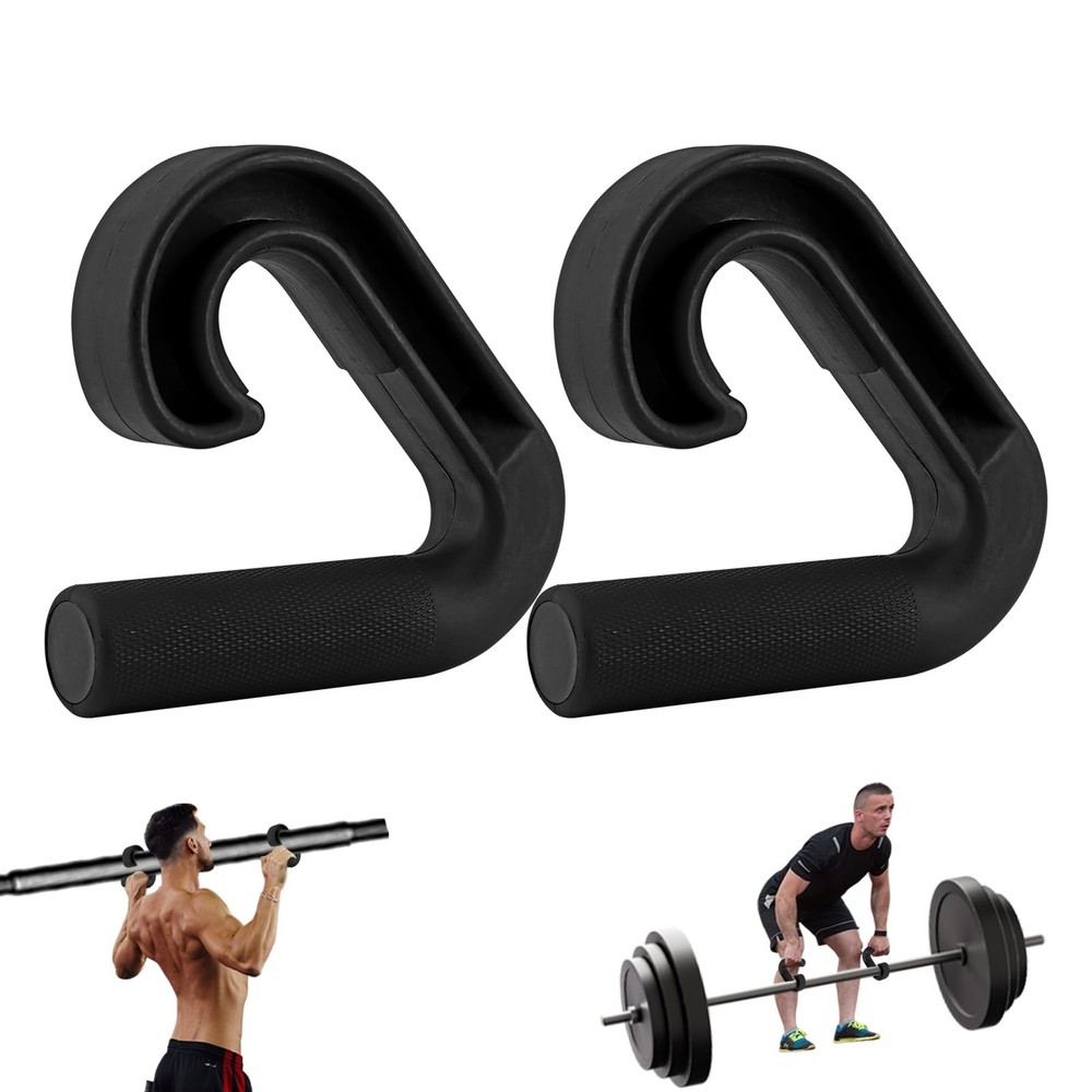XuYelora Neutral Grip Handle Attachment for Pull-up Bars, 1 Pair Black