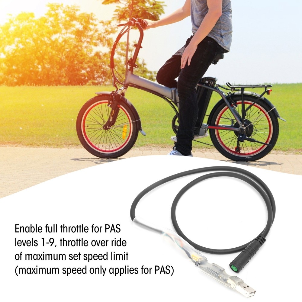 USB Programming Cable For Electric Bike Motor Change Parameters Easily For PAS