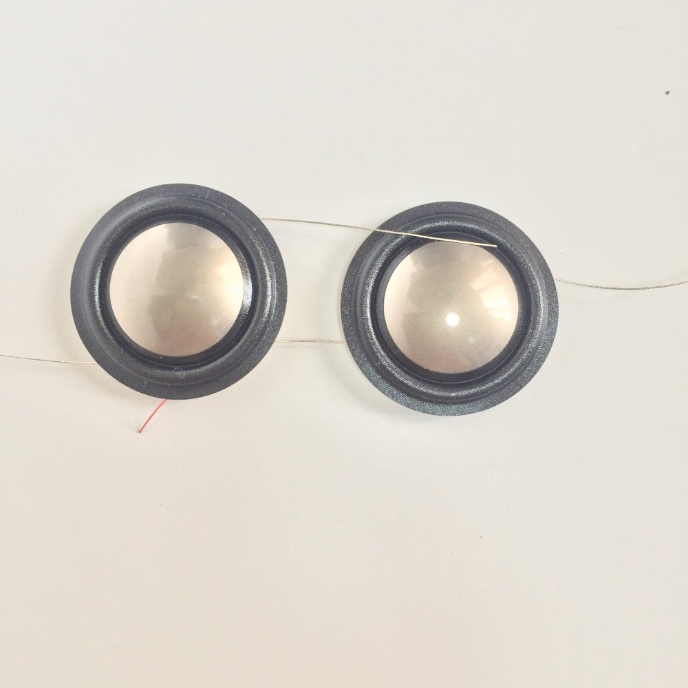 2pc 1" Titanium Dome Tweeter Diaphragm 4Ω for Speaker Repair