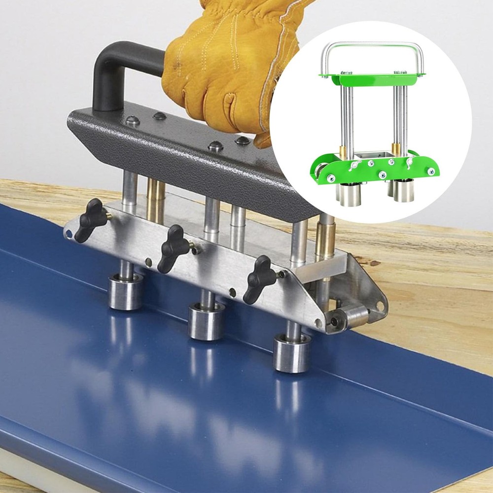 Versatile 3-Station Metal Roller Bender for 0-90Â° Adjustable Bending