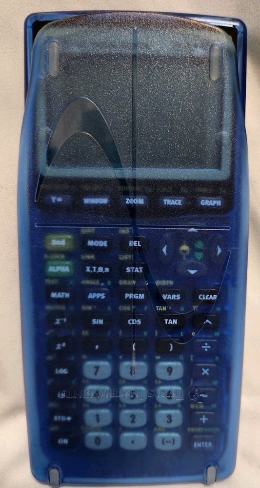 Texas Instruments TI-83 Plus Silver Edition Graphing Blue CalculatorTested Works