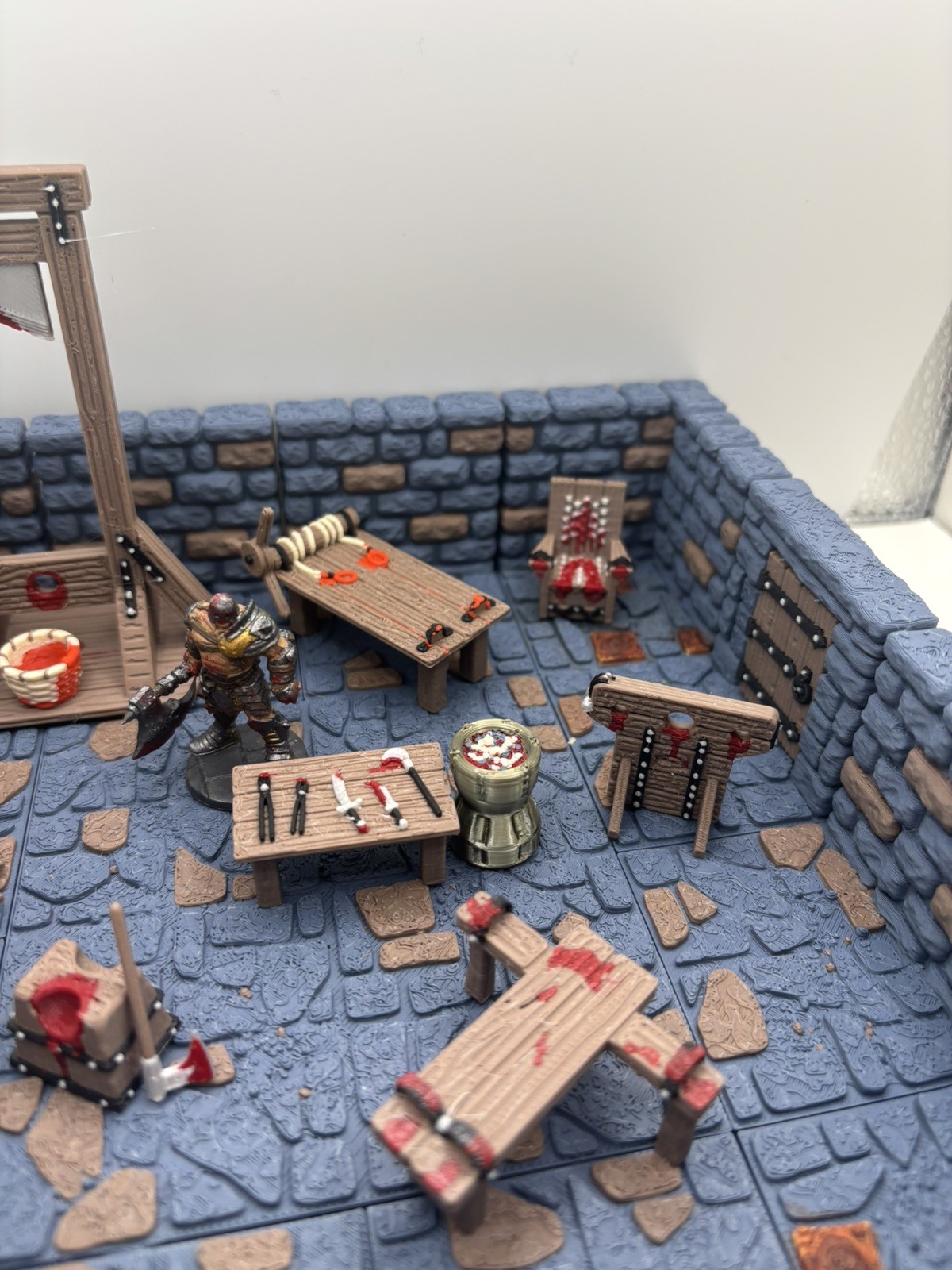 Torture Chamber Furniture Set 28mm Tabletop RPG Dungeon Terrain
