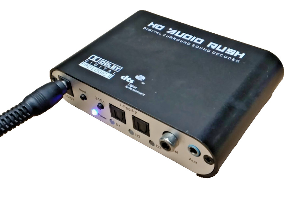HD Audio Rush Digital Surround Sound Decoder Dolby Digital Pro Logic II