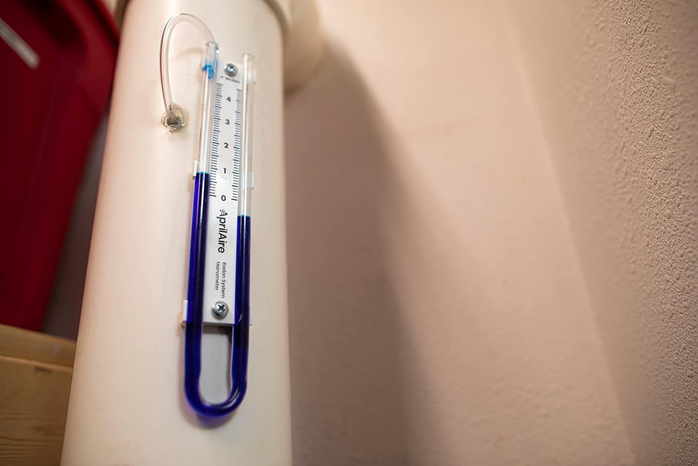 Easy to Read 0-5" Manometer, Radon Manometer, ARN05M