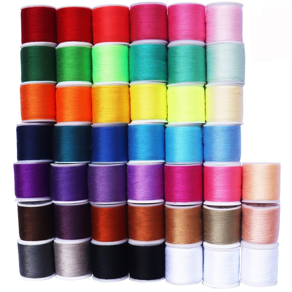 45 spools Sewing Thread Kits Polyester for Hand  Machine Sewing,100yards