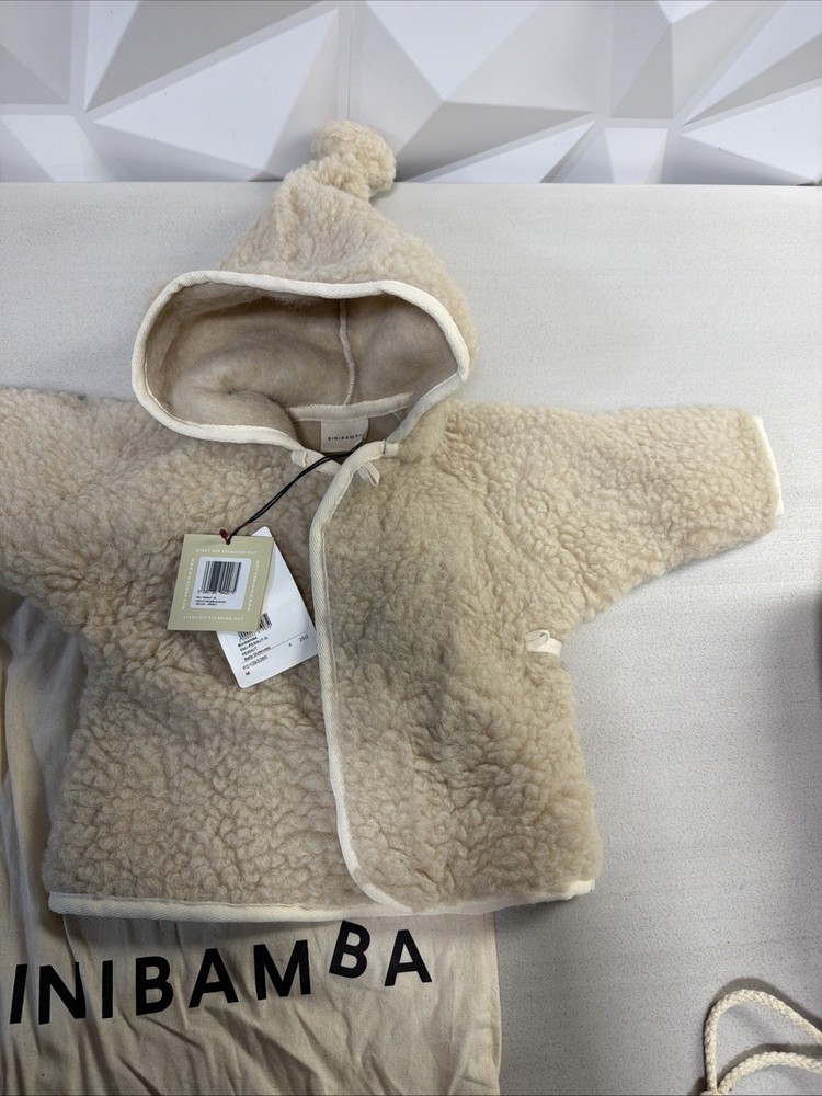 BINIBAMBA MERINO SNUGGLE JACKET SIZE MEDIUM