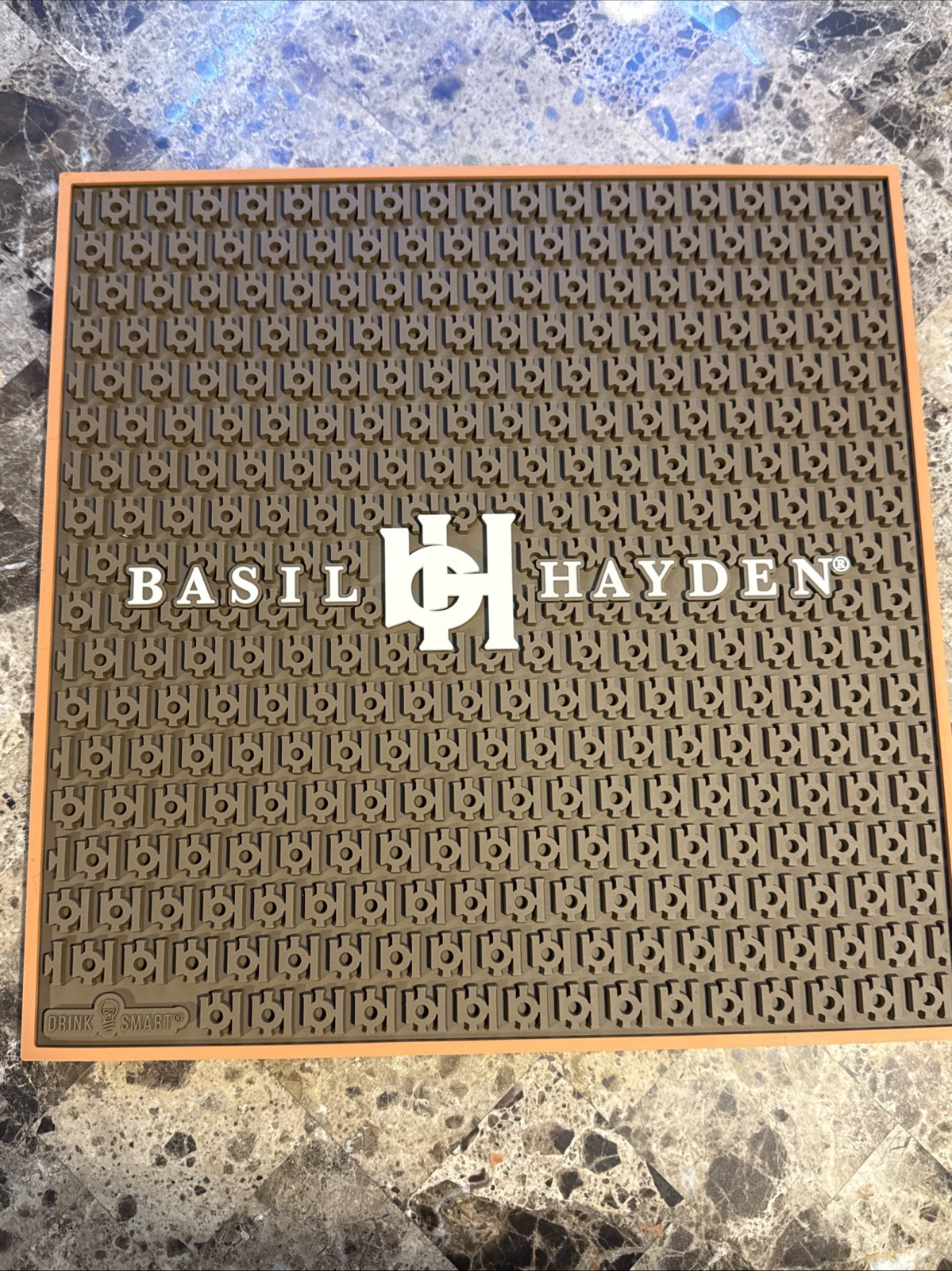 Brand New Basil Hayden Bourbon Whiskey 14x14 Square Bar Spill Mat Free Shipping