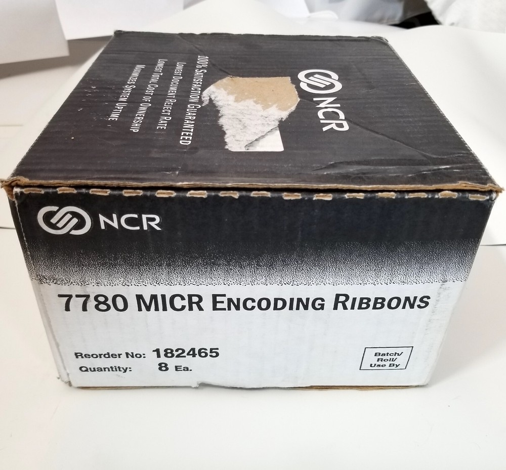 NCR 7780 MICR Encoding Ribbons #182465, 8 pack