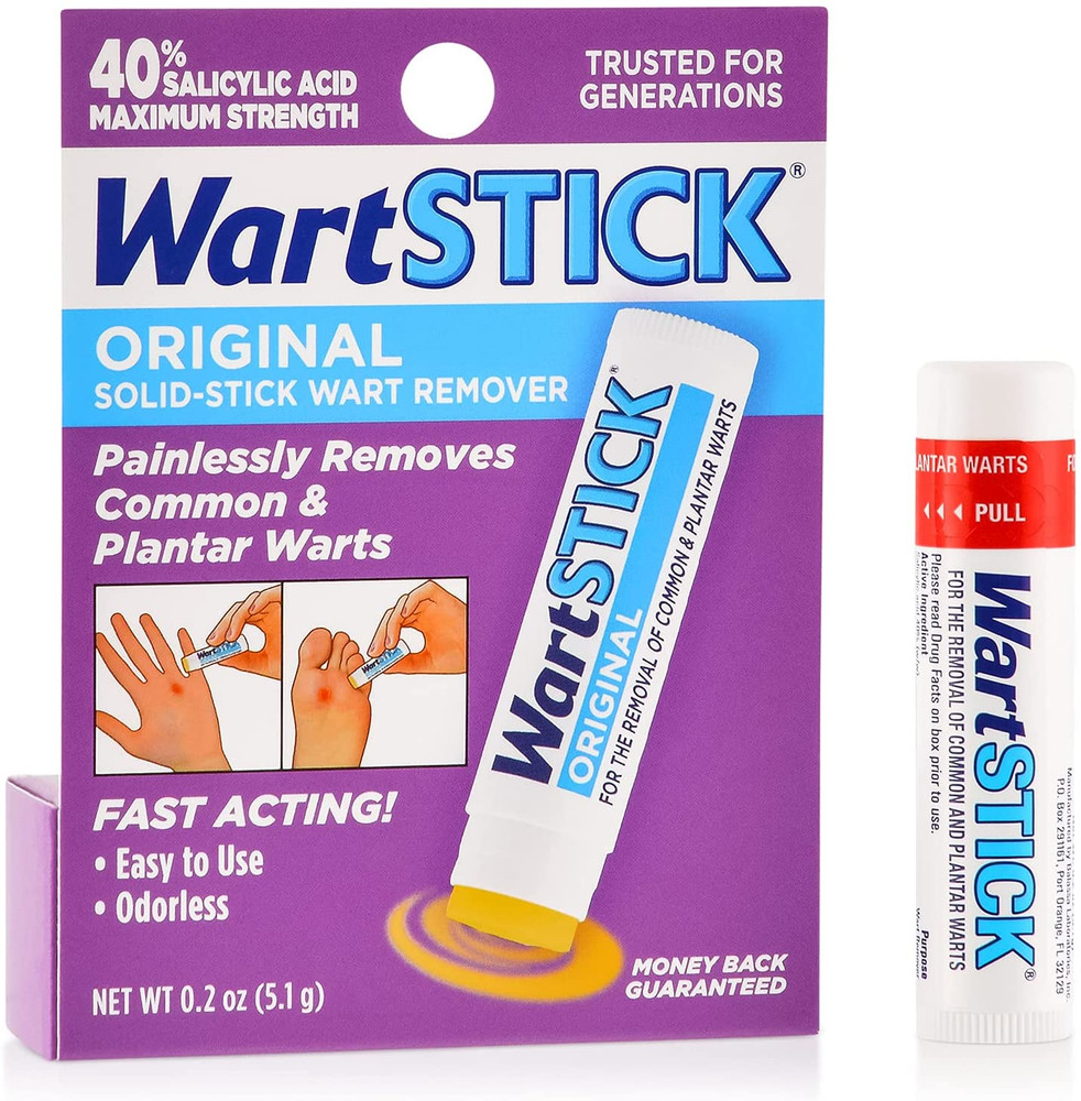 Maximum Strength Salicylic Acid Solid-Stick Common and Plantar Wart Remover 0.2