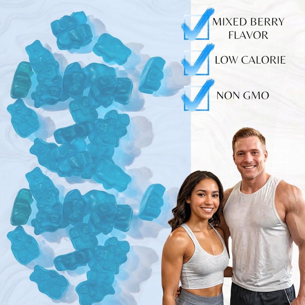 CREATINE GUMMIES 2500MG Creatine Monohydrate Per Serving Mixed Berry 60 Ct