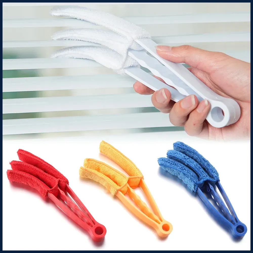 Microfiber Blinds Duster Brush Removable Washable Cleaning Tool Household