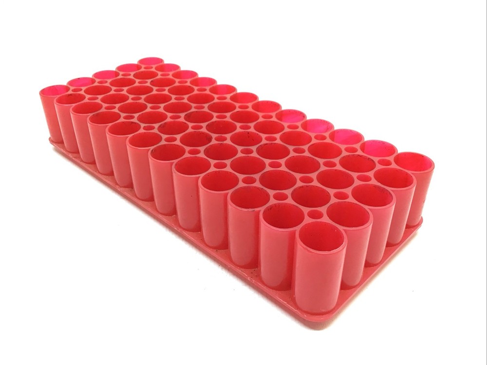 Vintage Herter’s Reloading (60) Round Shell Holder Tray Red