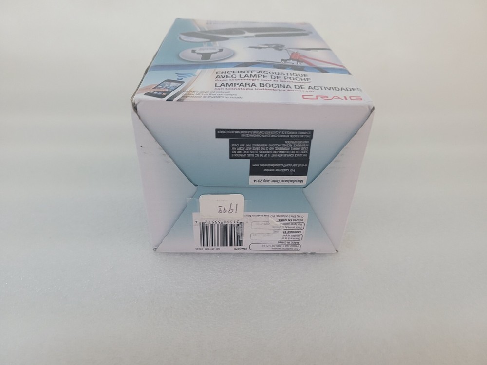 Craig - Flashlight Activity Speaker Bluetooth Wireless Technology - NEW