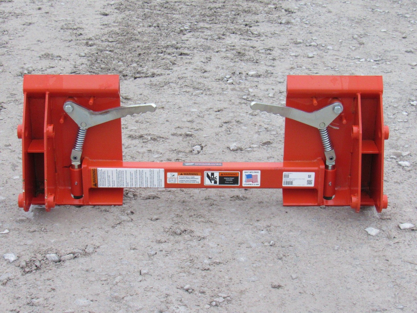 Kubota LA852 Tractor Loader To Skid Steer Quick Attach Adapter Conversion 832915