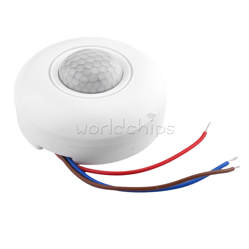 AC85-265V Infrared PIR Motion Induction Sensor Switch For LED Ceiling Light