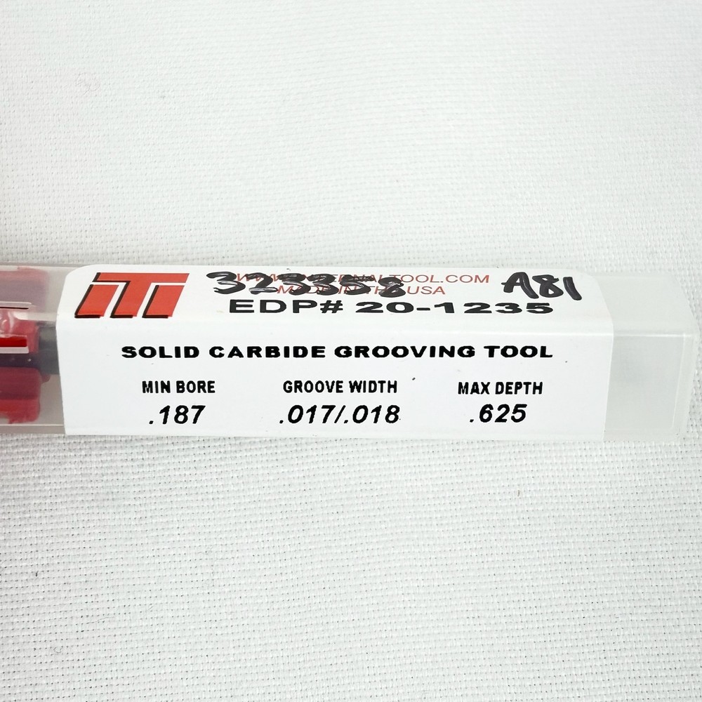 Internal Tool ITI Solid Carbide Grooving Tool #20-1235