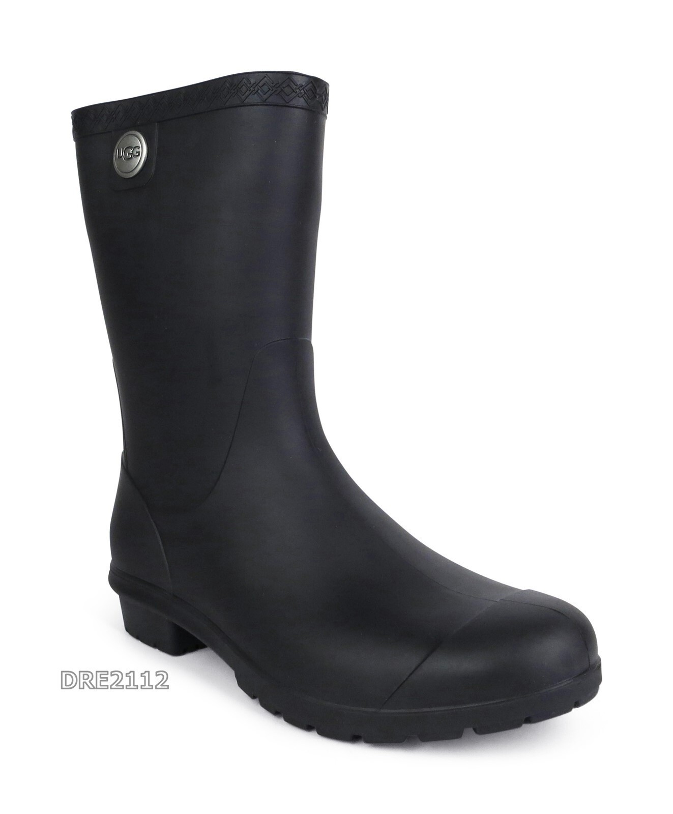 UGG Sienna Matte Black Rain Boots Women’s Size 8 New in Box