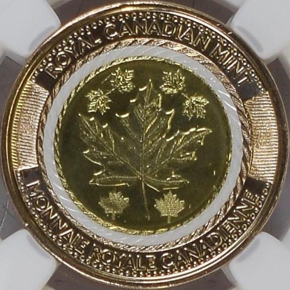 CANADA. 2021, Token, Polymer - NGC MS66 - Security Separator, White Test Ex-Set