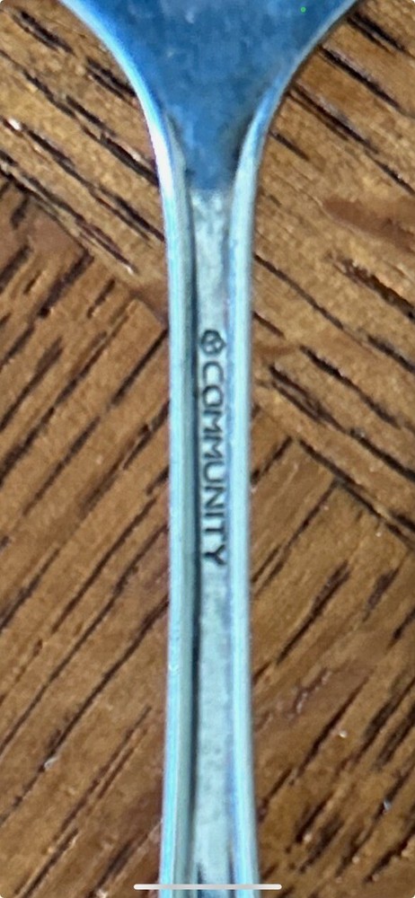 VTG Oneida Community Silverplate Fork and Spoon Set