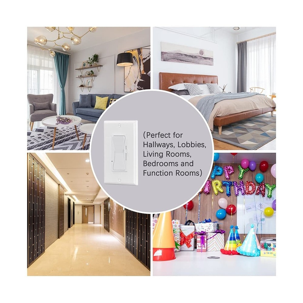 0-10V LED Dimmer Switch, Low Voltage Dimmer Switch for Dimmable LED Lights, C...