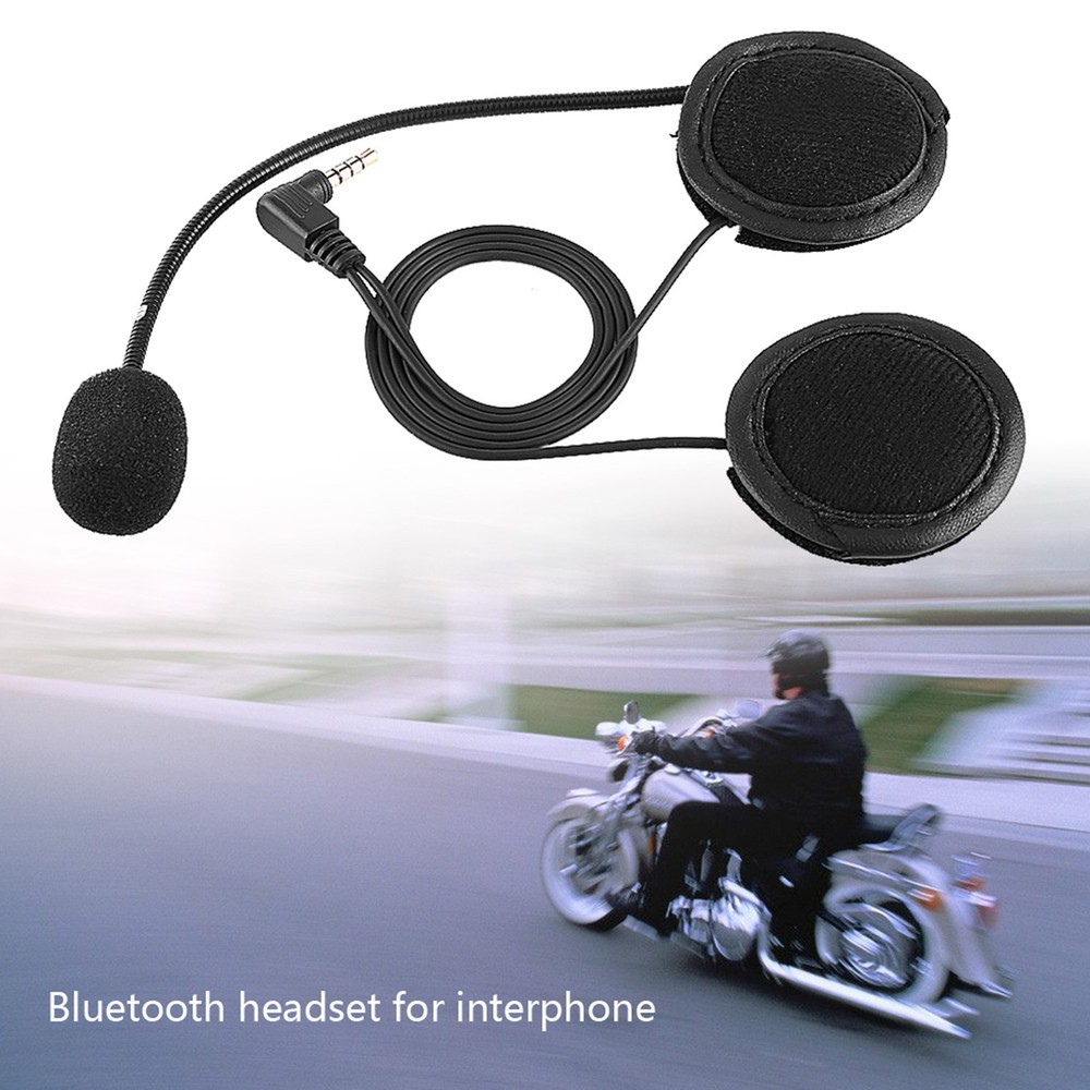 »Motorcycle Headphone Microphone Intercom 3.5mm Jack Plug V4 / V6 Compatible